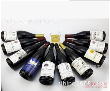 【廠價批發紅酒瓶空酒瓶棕色墨綠色褐色葡萄酒瓶透明紅酒瓶】銅山區三江玻璃制品加工廠 - 產品庫